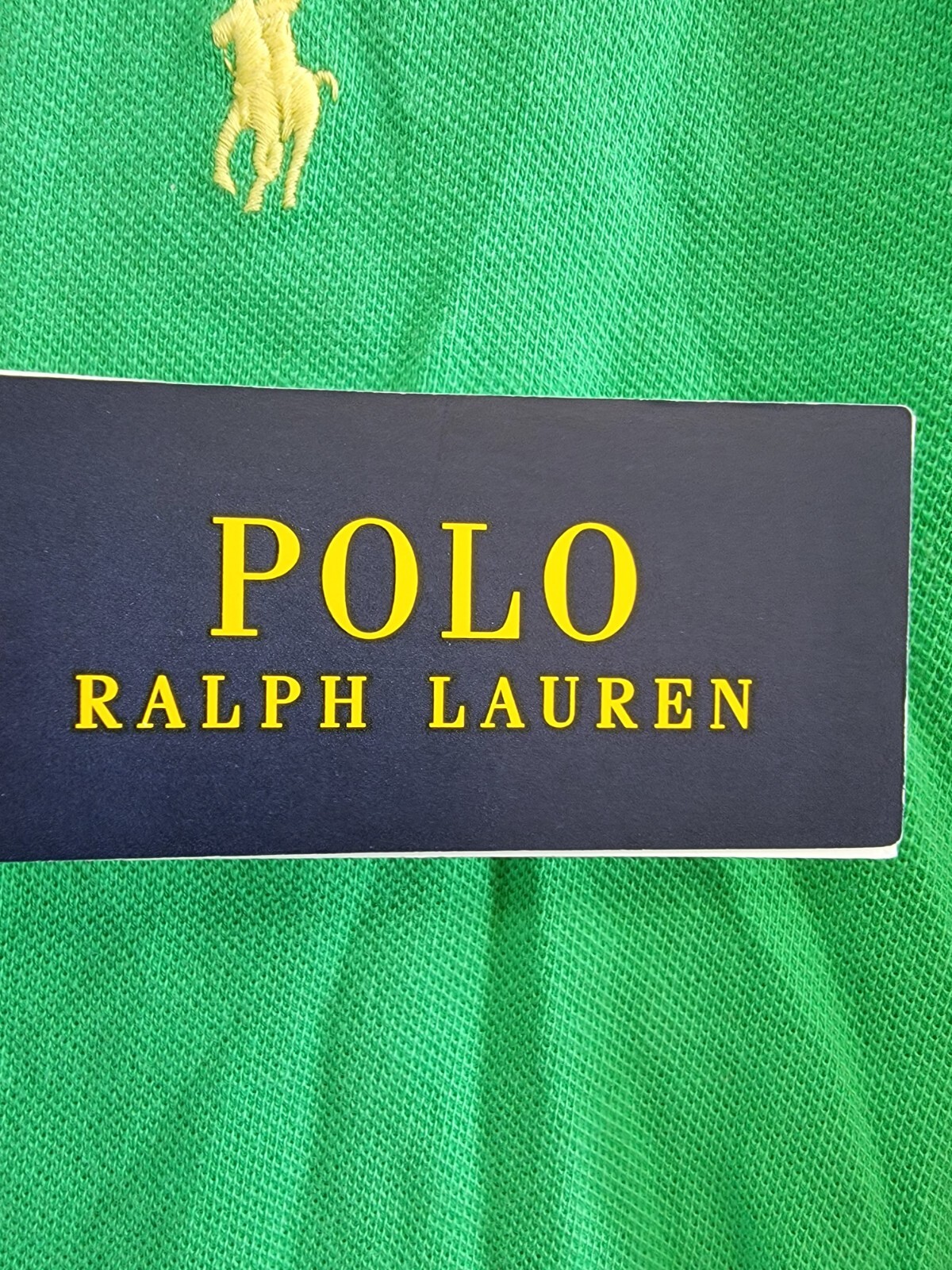 Polo Ralph Lauren Classic-Fit Mesh Polo Shirt Mens S Green Short Sleeve Pullover - Picture 17 of 18