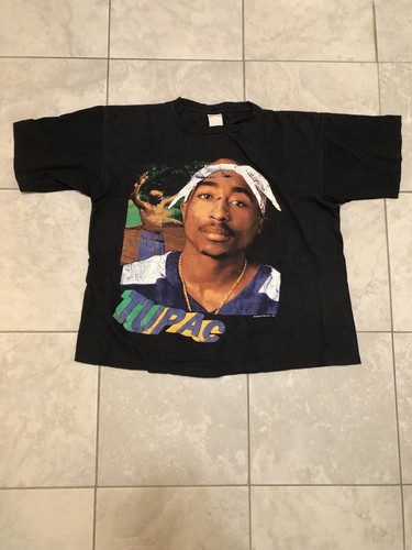 トップス 2pac 90s bootleg tee vintage Vintage Rap Tee Bootleg Tupac XL 90s Keep yo head up its a