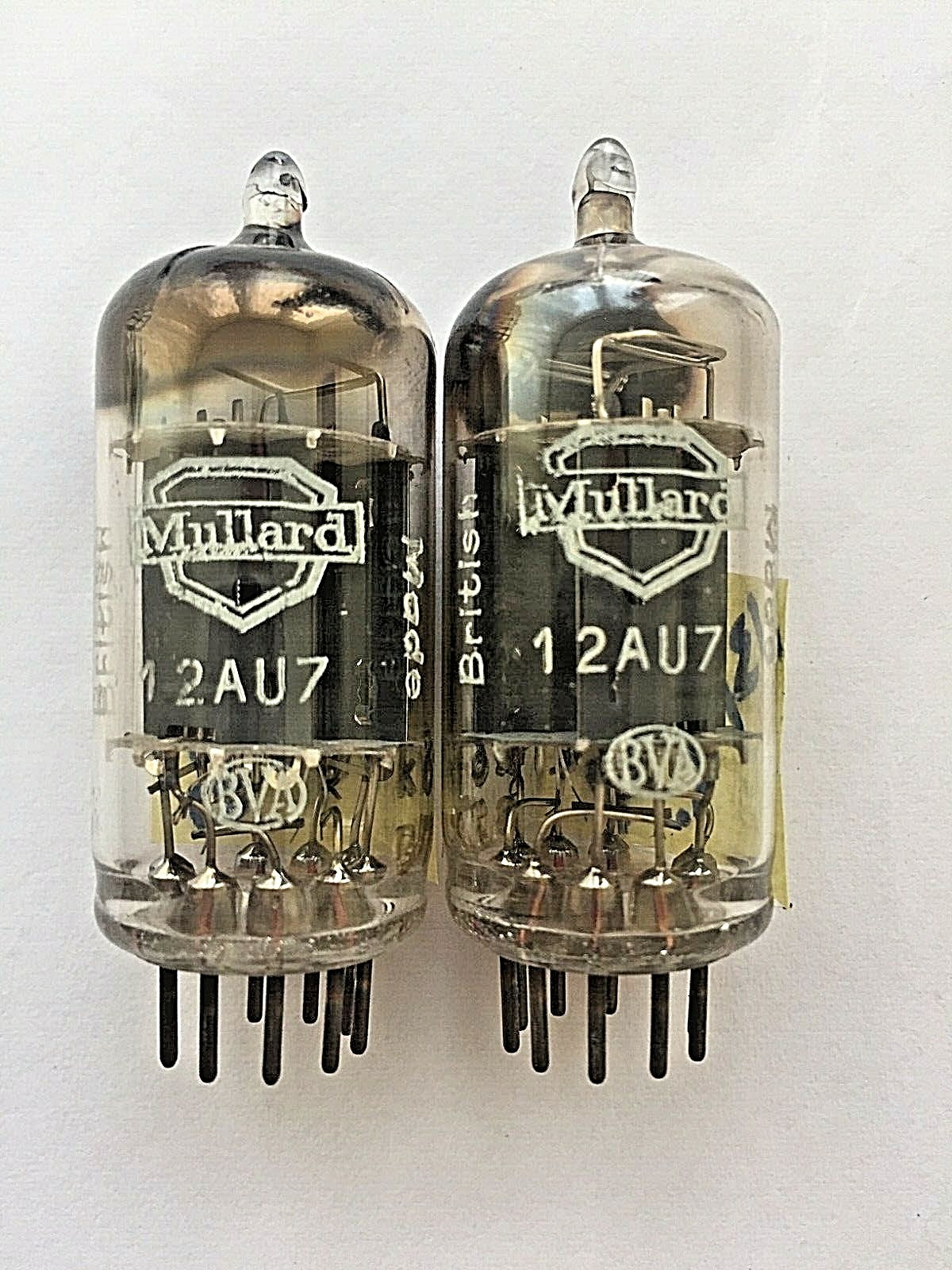 MULLARD 12AU7 / ECC82 / CV491 Matched PAIR Square getter NEW MULLARD 12AU7 / ECC82 / CV491 Matched PAIR Square getter NEW