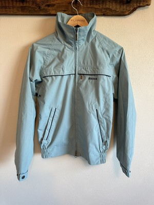 EOUS Stable Jacket Womens XS Equestrian Coat Hooded Zip Front Zip Pockets