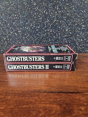 Ghostbusters 1 & 2 II Collector s Edition (VHS, 1990) Columbia Red Border Boxset