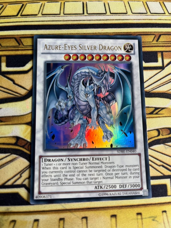 Yugioh HimmelblauÃ¤Ugiger Silberner Drache Sdbe-En040 Ultra Rare