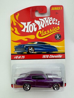 Hot Wheels Classics Series 1 1970 Chevelle # 8 of 25 Clam Shell