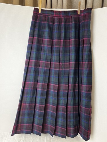 Nordstrom Vintage Corbin Ltd. Wool lined pleated skirt ,31