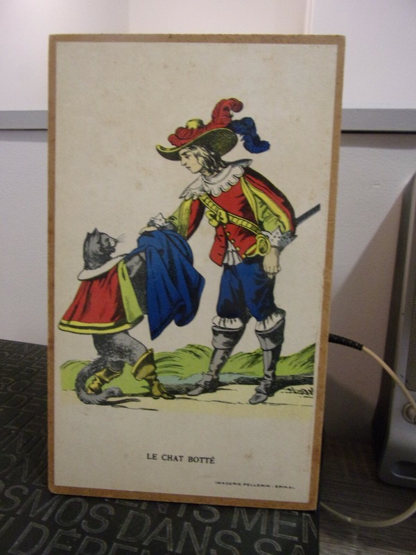 Carder Crevure Le Chat Botte Imagerie Pellerin ÃPinal Ancien 