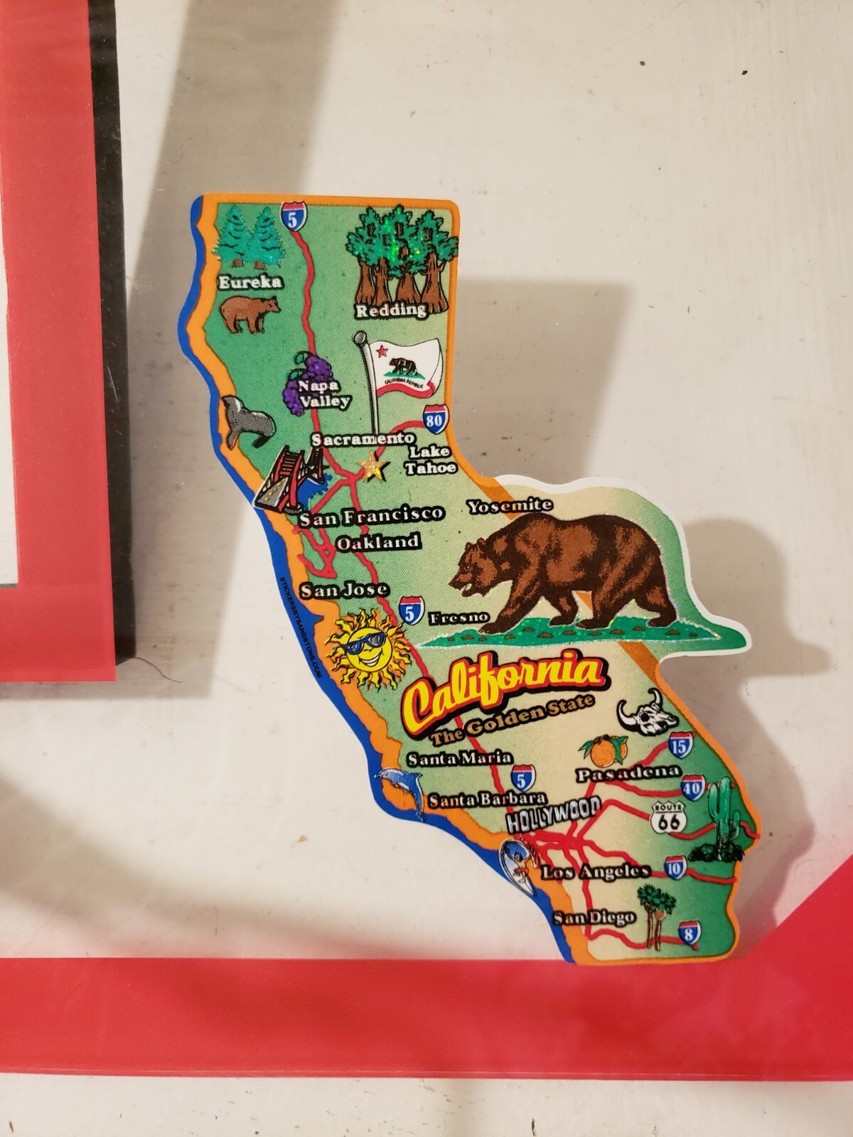 ESPN Mini Basketball Kids Goal Over The Door Hoop (Red), Great condition