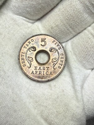 1964 East Africa 5 Cents Unc E124