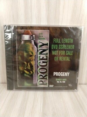 Progeny SCREENER DVD 1999 Cult Horror Sci-fi Thriller RARE OOP Sealed New
