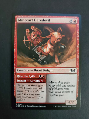 Minecart Daredevil - Wilds Of Eldraine WOE #0141 - Magic: The Gathering MTG NM