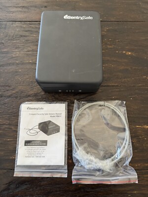 Sentry Safe Compact Security Safe P005C Black 3 - No Original Packaging