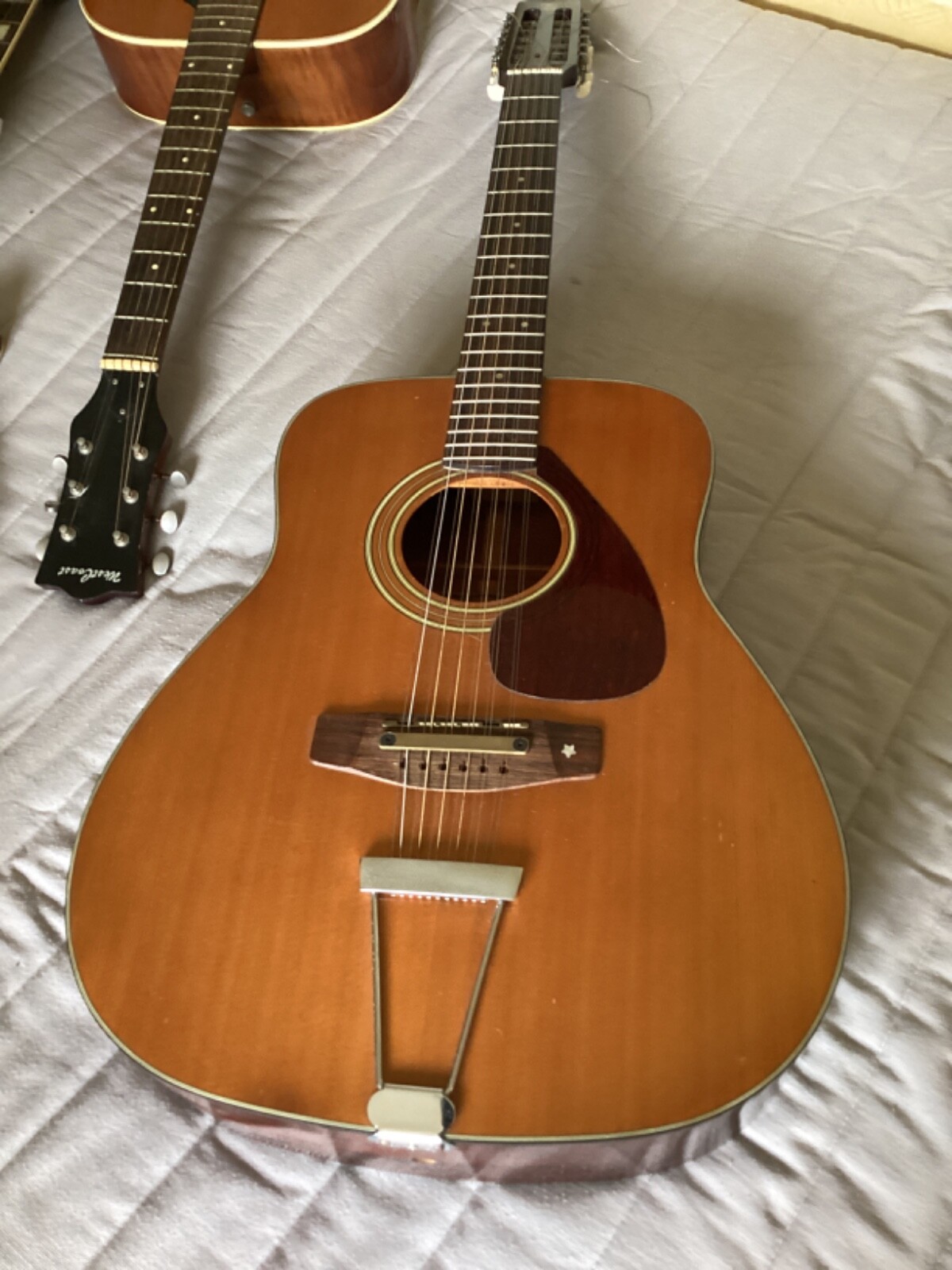 70年代製 Yamaha製 12弦のアコギ FG-260 FG-260 70年代製 茶ラベルの 
