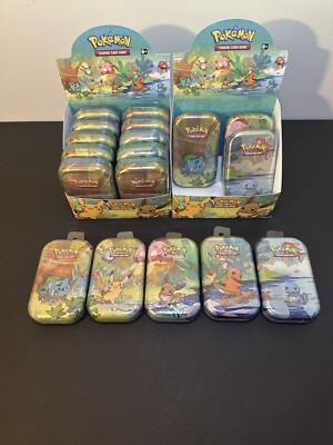 Pokémon Kanto Friends Mini Tin 2019 D22 Sealed