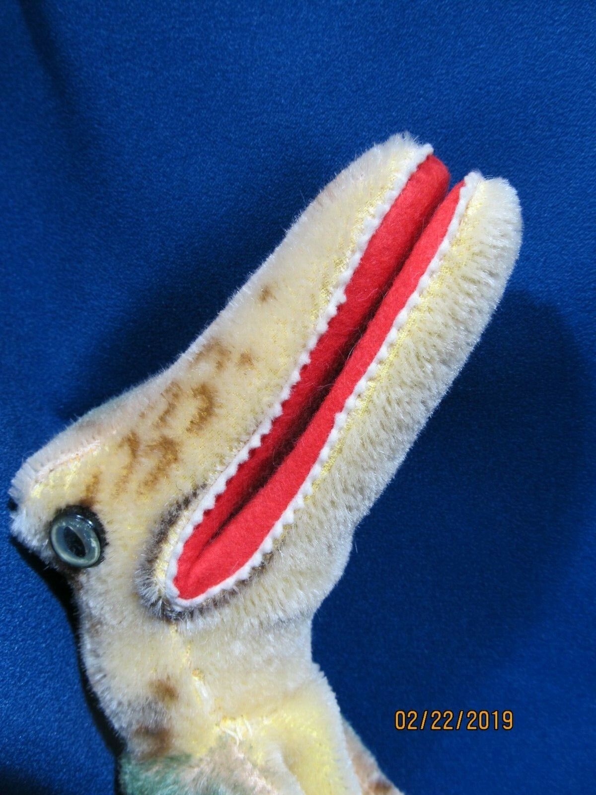 VINTAGE Steiff Alligator Hand Puppet