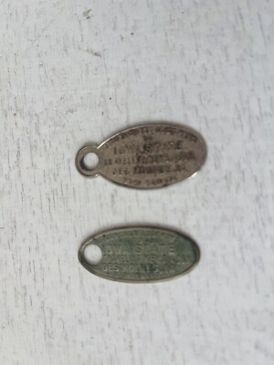 Vintage Key Fob Return of These Keys Iowa Traveling Men Assoc