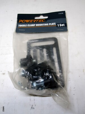 POWERTEC Toggle Clamp Mounting Plate, 1 Pack (71416)