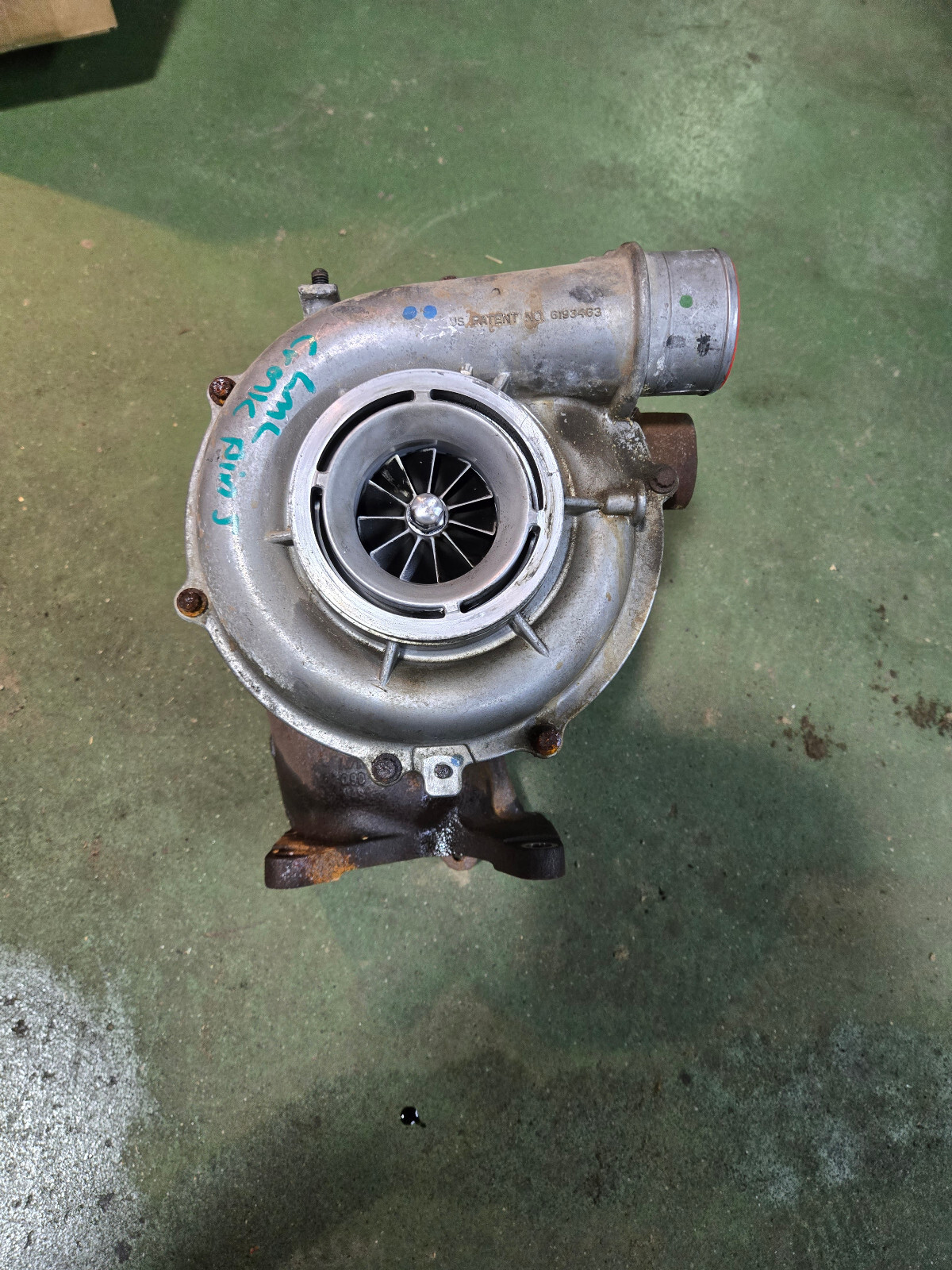 12642314 CHEVY GMC 6.6L DURAMAX DIESEL USED TURBO TURBOCHARGER OEM LML - Picture 4 of 13