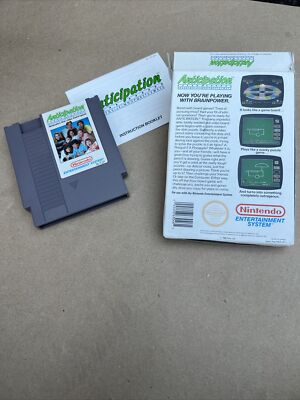 Anticipation (Nintendo Entertainment System, 1988) In Box with Manual
