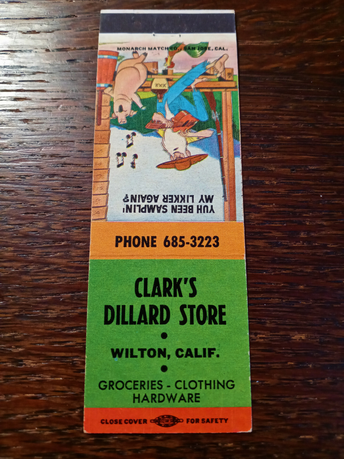 Vintage Matchcover Clark's Dillard Store, Wilton, CAのeBay公認海外通販｜セカイモン