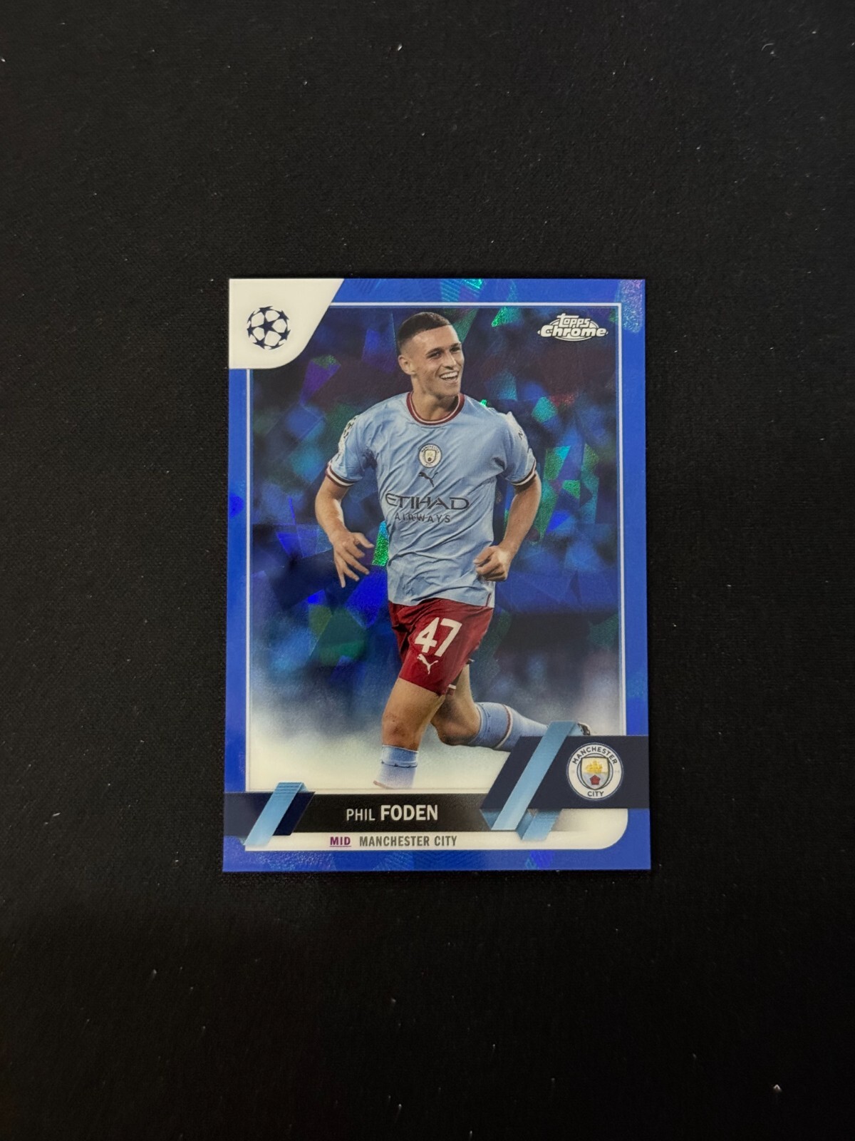 その他 2020 Phil Foden Topps Chrome Sapphire 2020-21 Topps Chrome UCL PHIL FODEN Sapphire Ed. Yellow /99