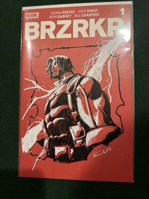 BRZRKR #1 Original Sketch Cover Signed