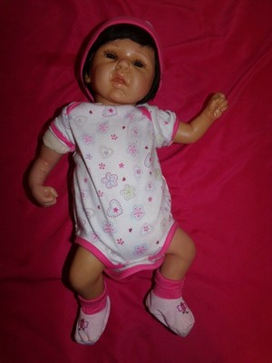 baby born goodnight lullaby brown eyes realistic baby doll