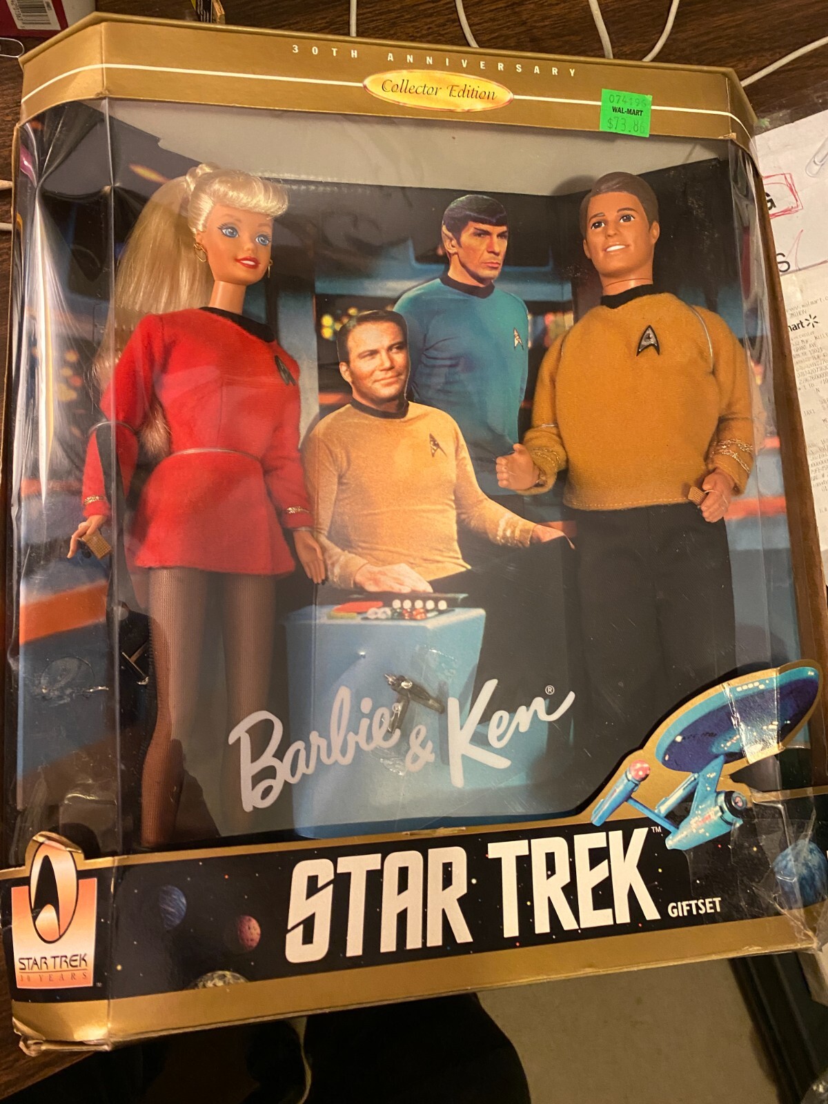 STAR TREK Barbie & Ken Dolls - 30th Anniversary Edition ,New