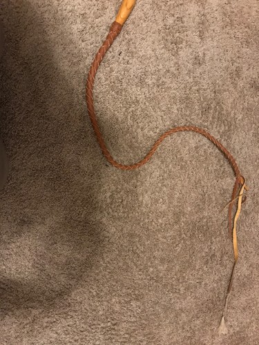 4 Ft Wooden Handle Whip