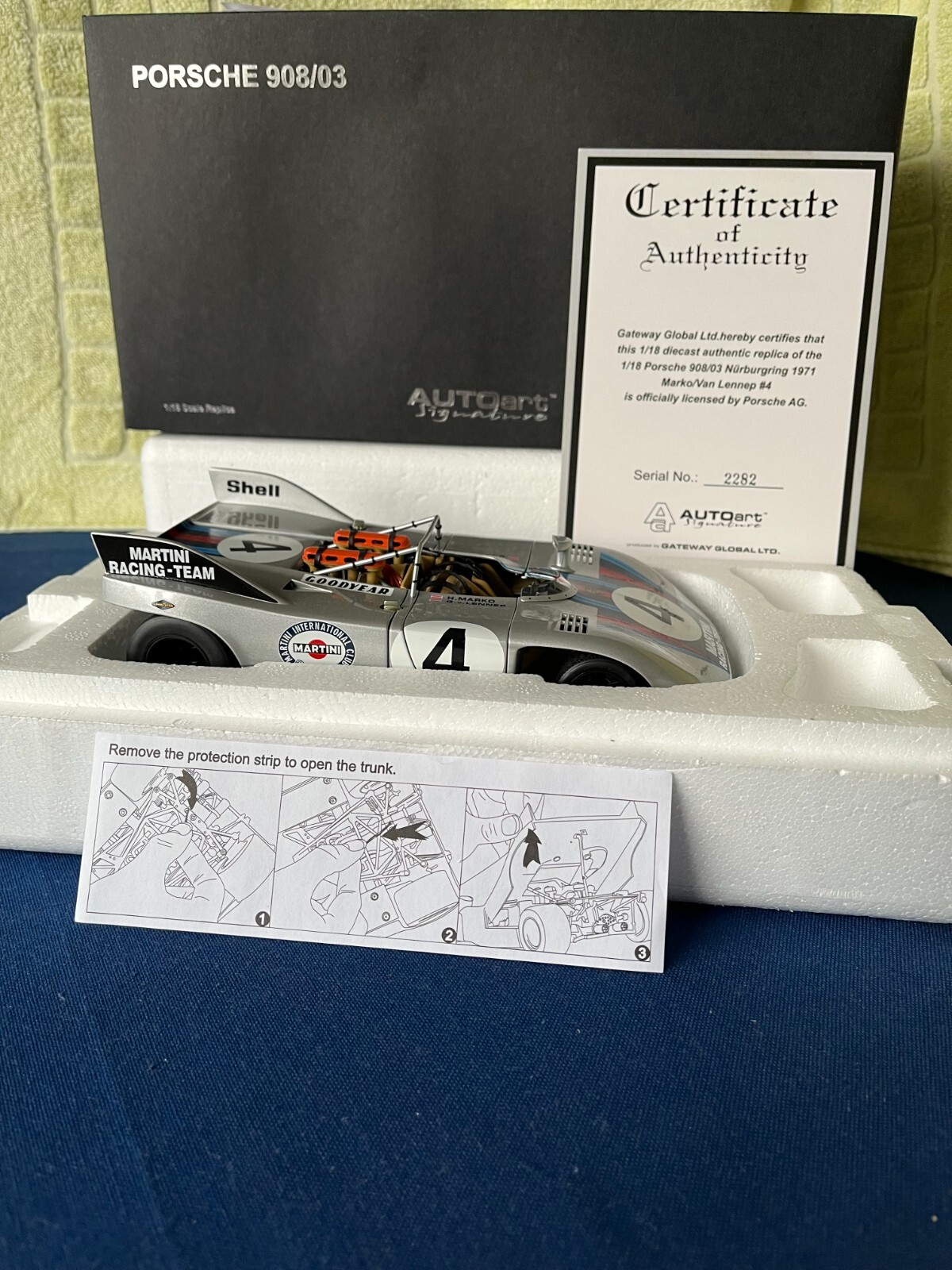 【AUTO art】 Porsche 908 / 03 #4 Martini 1/18° Porsche 908/03 AutoArt | eBay