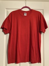 Gildan Solid Red Tshirt | eBay