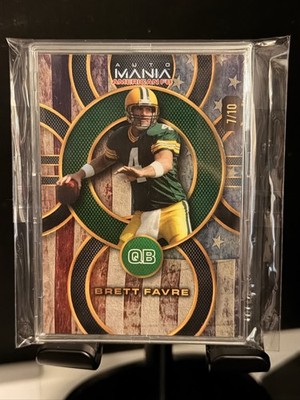 Wild Card Auto Mania American FB Sports Trading Card Brett Favre 2024 Holo 7/10