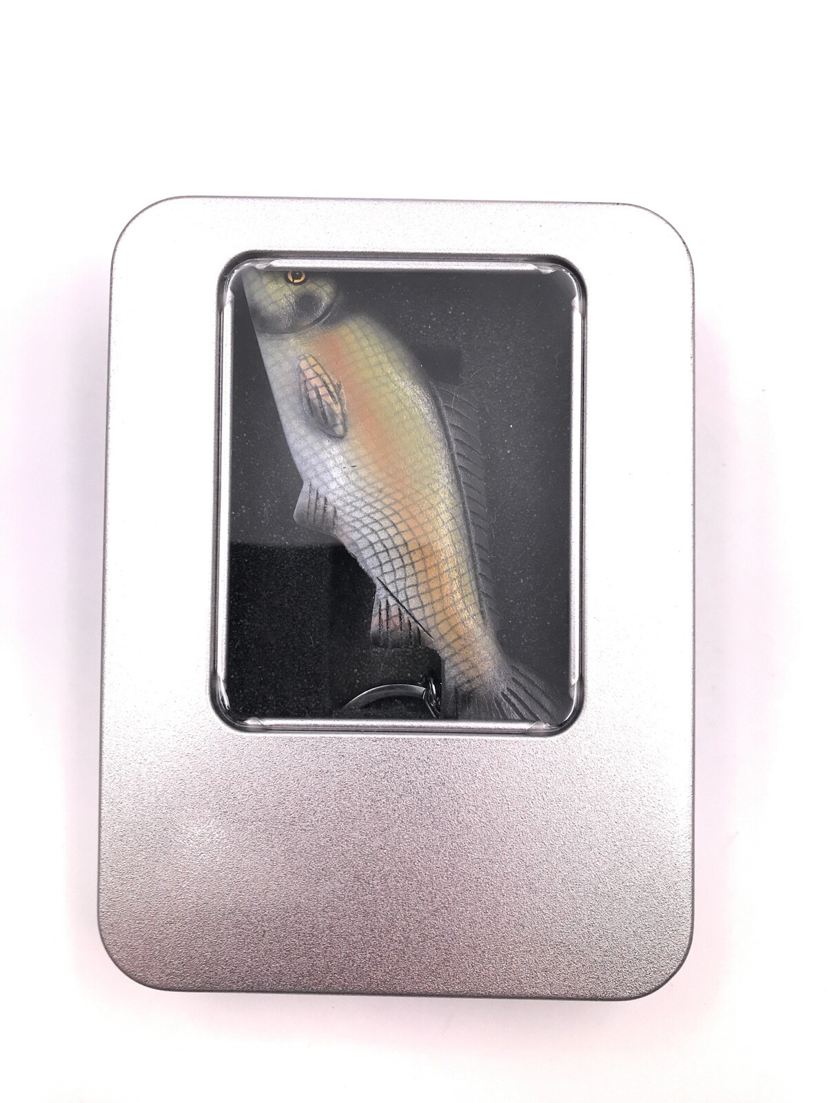 Holz-Schlüsselanhänger Fisch Motiv – Ca. 60x60 Mm, Aus Holz Und Metall, Für Angler & Sammler