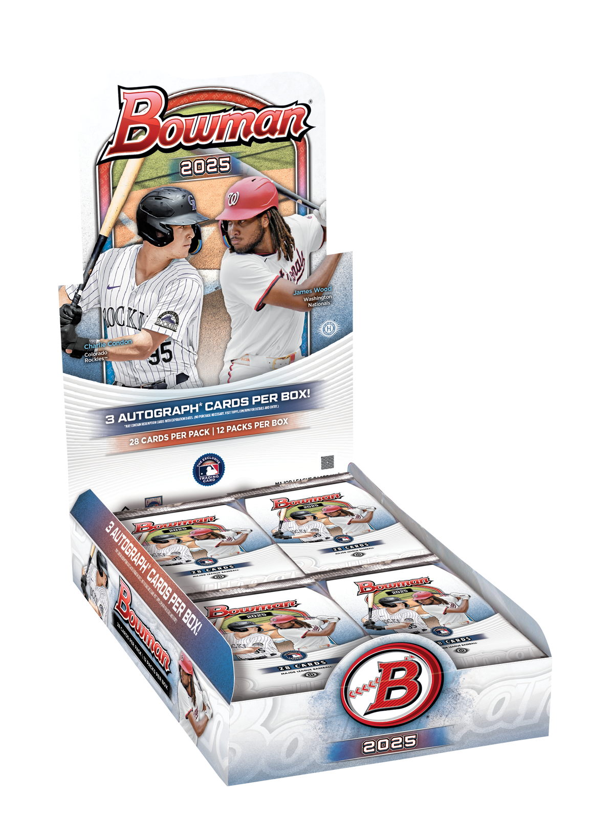 2025 Bowman Baseball Factory Sealed 12 Pack Jumbo Box