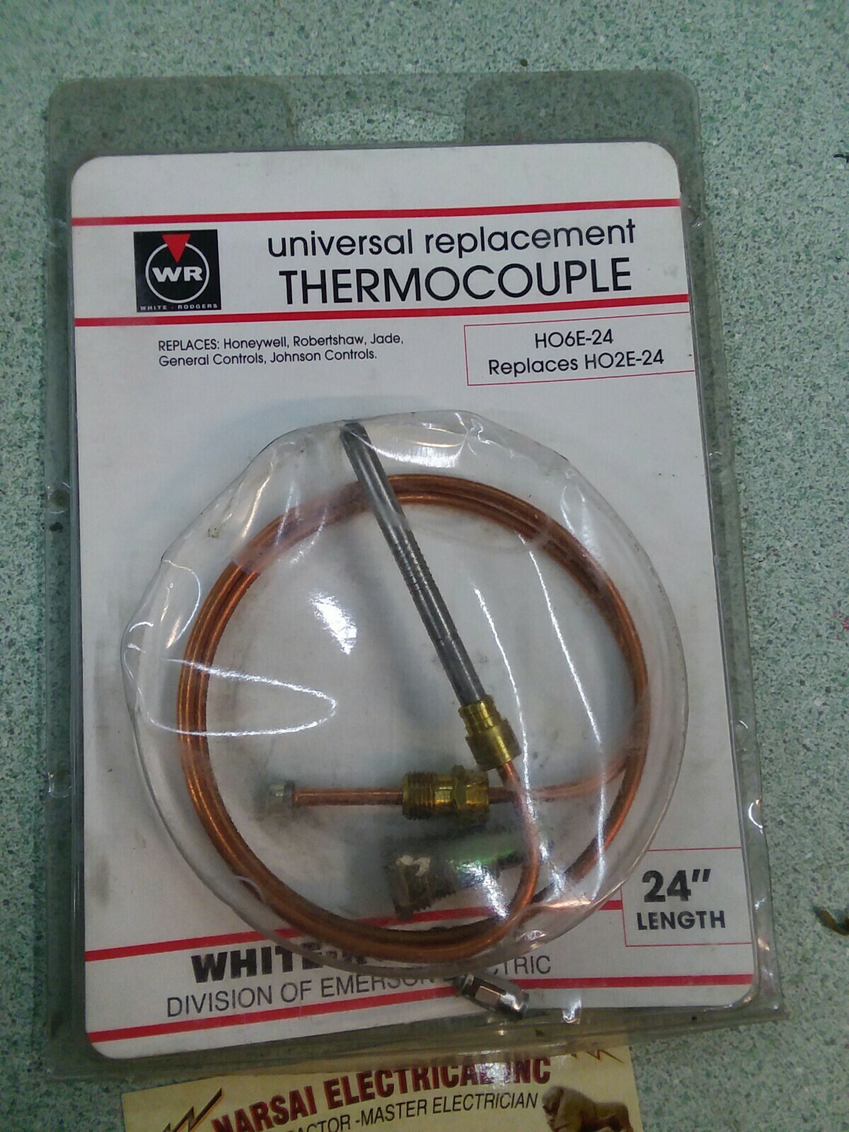 White Rodgers HO6E-24 Universal Thermocouple  -  24