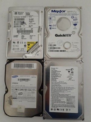 Lot of 4 Hard Drives as Shown