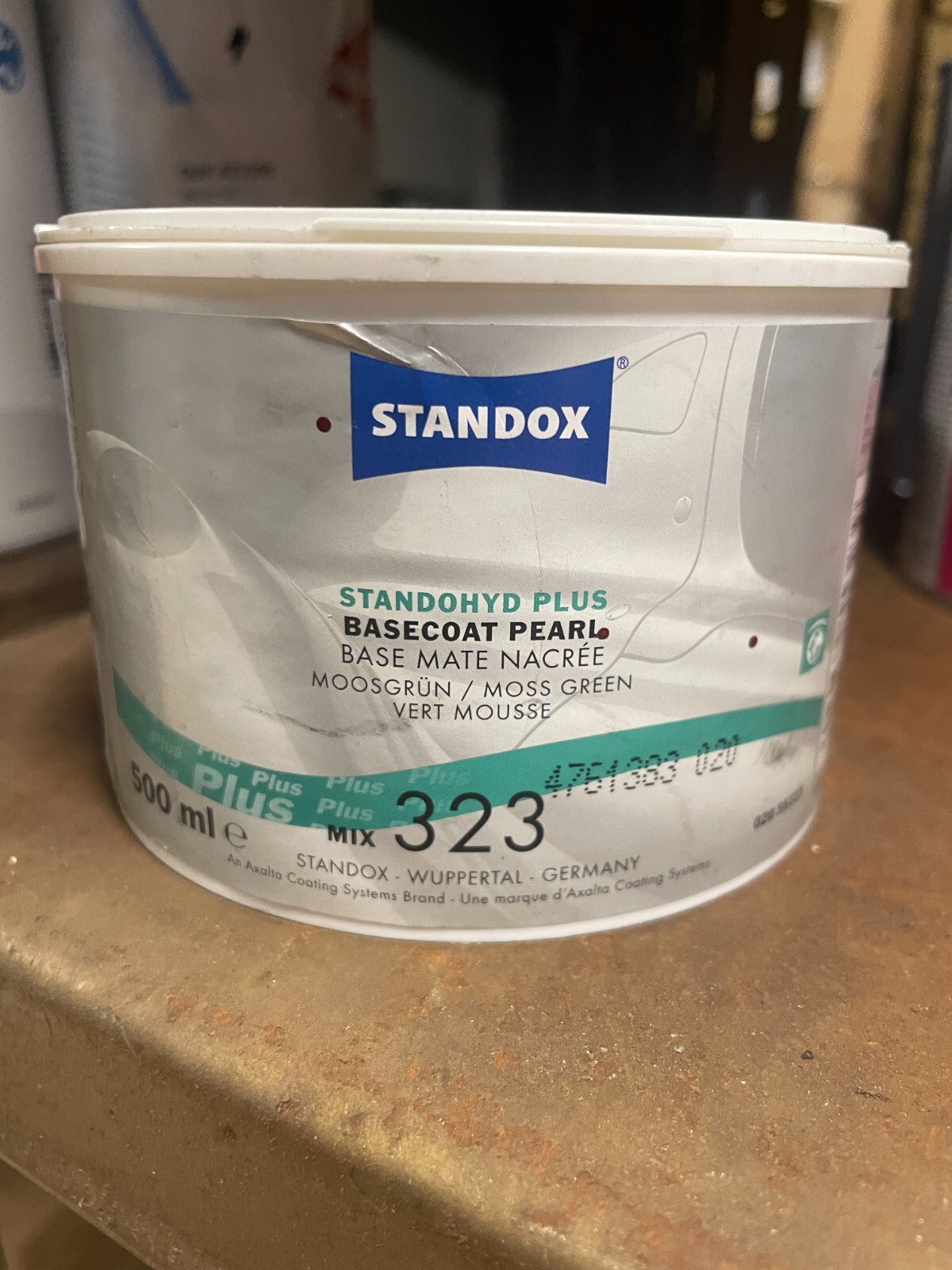 Standox Standohyd Plus 323 Pearl Moss Green Waterbased Tinter 500ml
