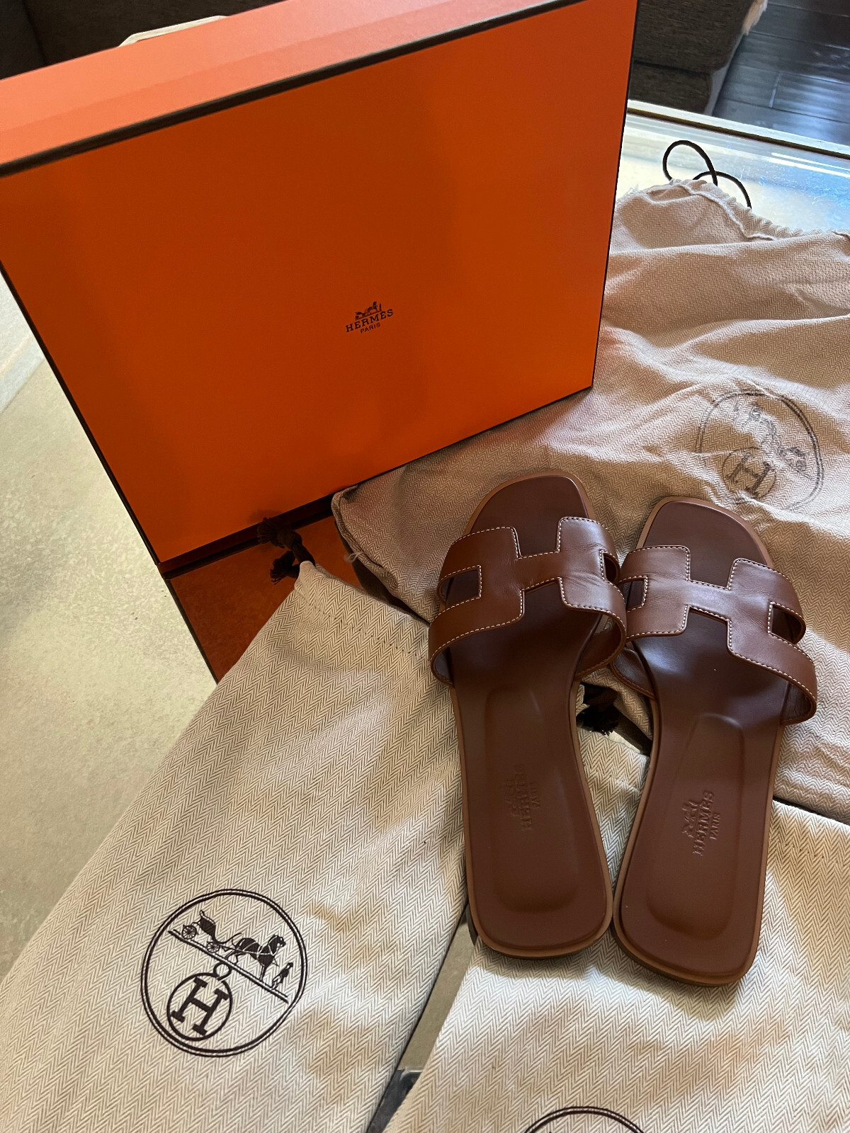新品　エルメス　オラン ゴールド　38 楽天市場】【海外買付品】HERMES（エルメス） サンダル・オラン