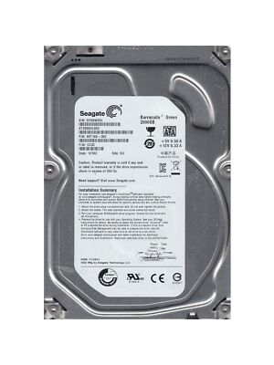 Seagate ST2000DL003-9VT166 Barracuda Green 2TB 5900RPM SATA Seagate ST2000DL003-9VT166 Barracuda Green 2TB 5900RPM SATA