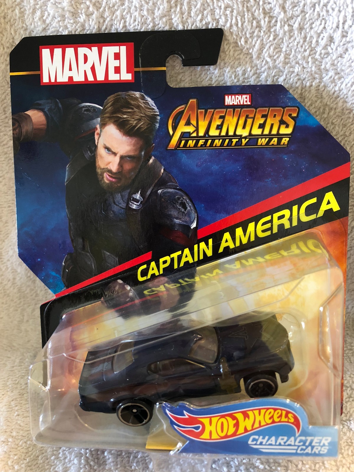 Hot Wheels MARVEL Avengers Infinity War CAPTAIN AMERICA 1:64