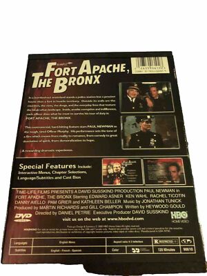 Fort Apache, the Bronx (DVD, 2000) Newman  Cult Classic Rare!! Tested