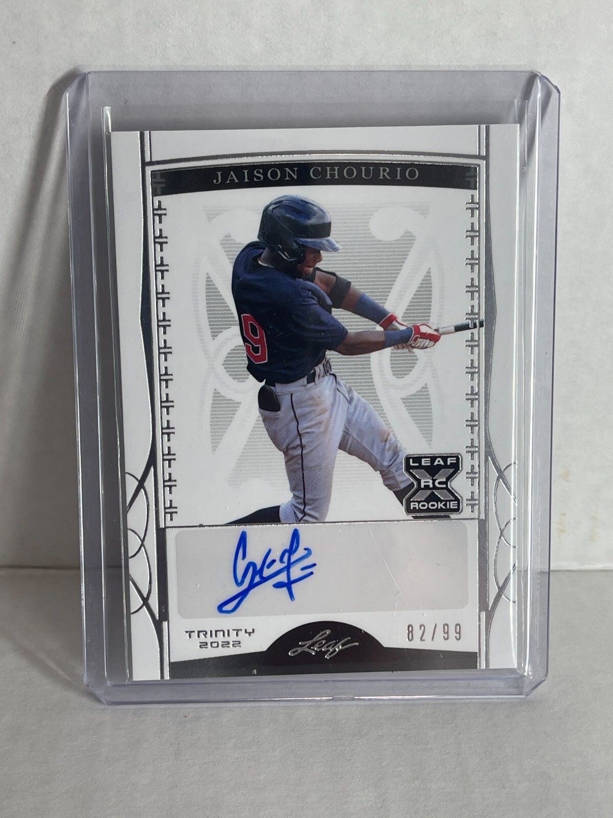 2022 Leaf Trinity Baseball JAISON Chourio Auto RC ROOKIE /99 