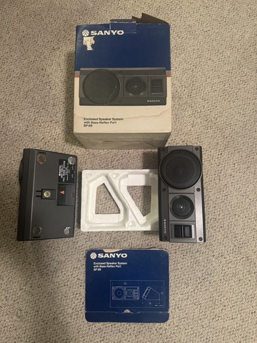 SANYO スピーカー 200W Sanyo SX-Z3000 = Fisher STE-555 Loudspeakers from Japan