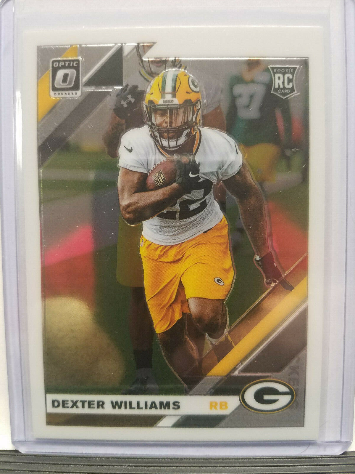 Dexter Williams 2019 Optic Football RC #146 Rookie Card - Green Bay Packers QTY. rookie card picture