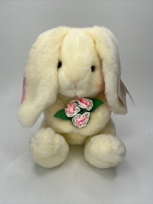 Caress soft pets 9'' Bunny Rabbit Blossom by Russ NWT