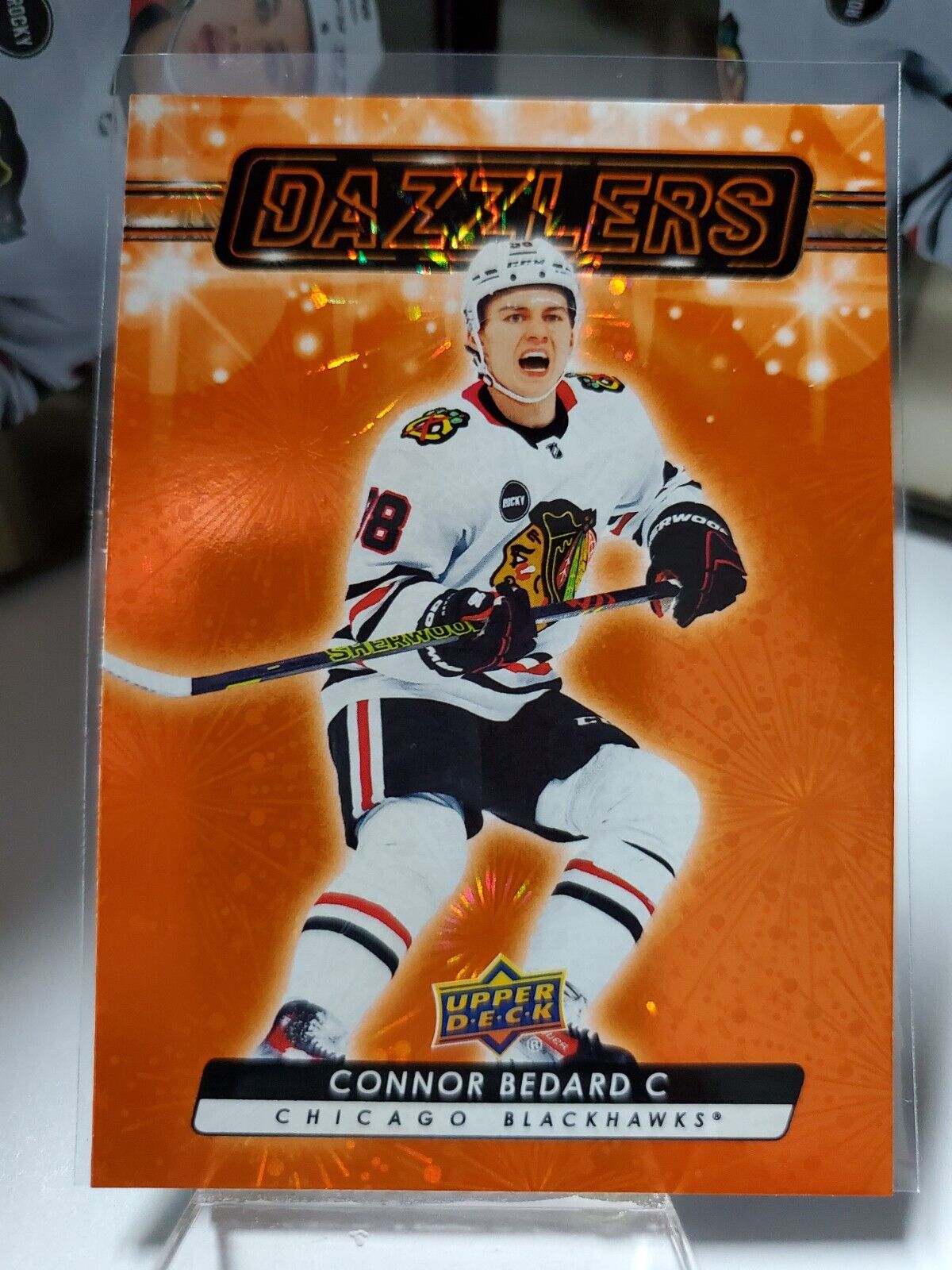 2023-24 Upper Deck Dazzlers Orange #DZ-79 Connor Bedard | eBay 2023-24 Upper Deck Dazzlers Orange #DZ-79 Connor Bedard | eBay
