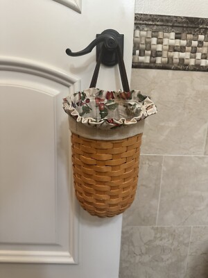 Longaberger Basket Large Gatehouse With Plastic Liner 