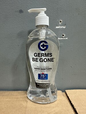 Germs Be Gone Gel Hand Sanitizer, 15 Oz - Case of 12