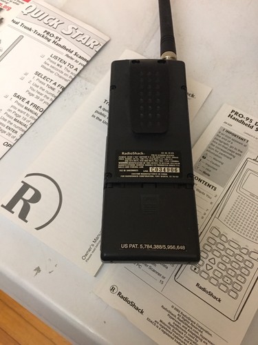 Radio Shack PRO-95 Dual Trunking  (20-525) 1000 Channel Scanning Receiver