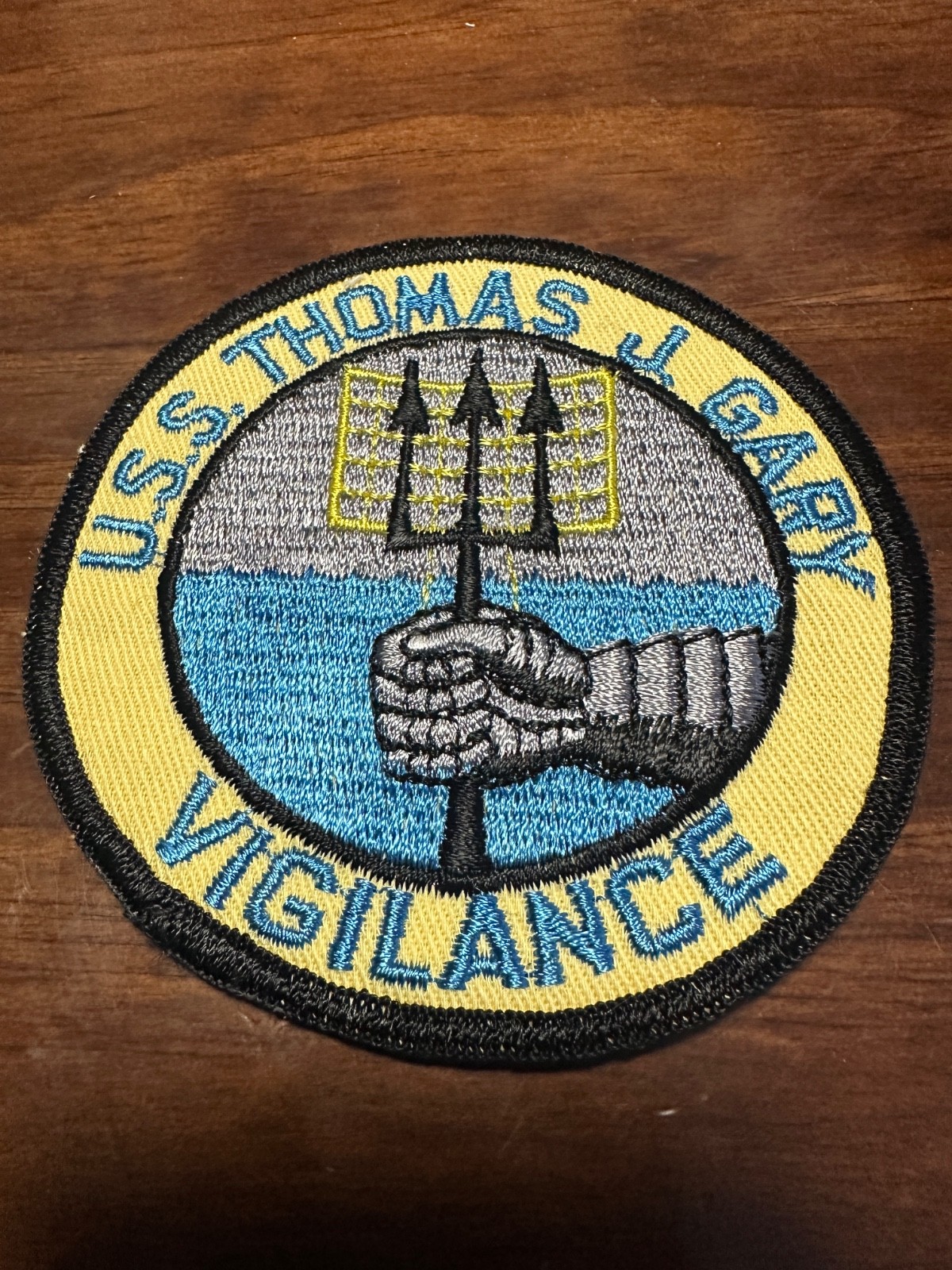 Vintage US Navy USS Thomas J. Gary DER-326 Destroyer Escort Ship Patch