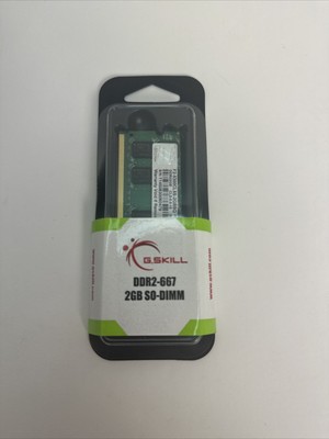 G.SKILL 2GB DDR2 667 (PC2 5300) Memory For Notebooks, Model F2-5300CL5S-2GBS