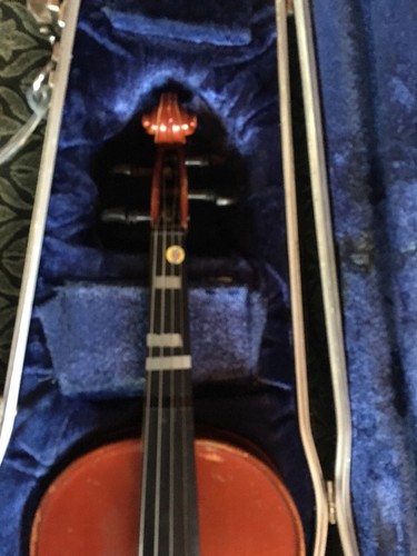 1988 E.R. Pfretzschner Mittenwald 1/2 Size Violin, & Case Stradivarius Replica